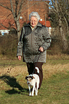 Frau mit Parson Russell Terrier / woman with PRT